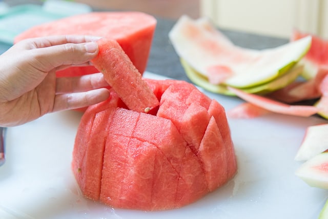 The Easiest Way to Cut Watermelon: Perfect Cubes & Sticks